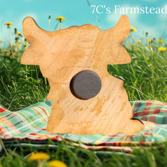 🪵Highland Cow Magnet - Picture 2 of 2